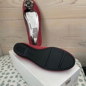 Calvin Klein sparkly flat